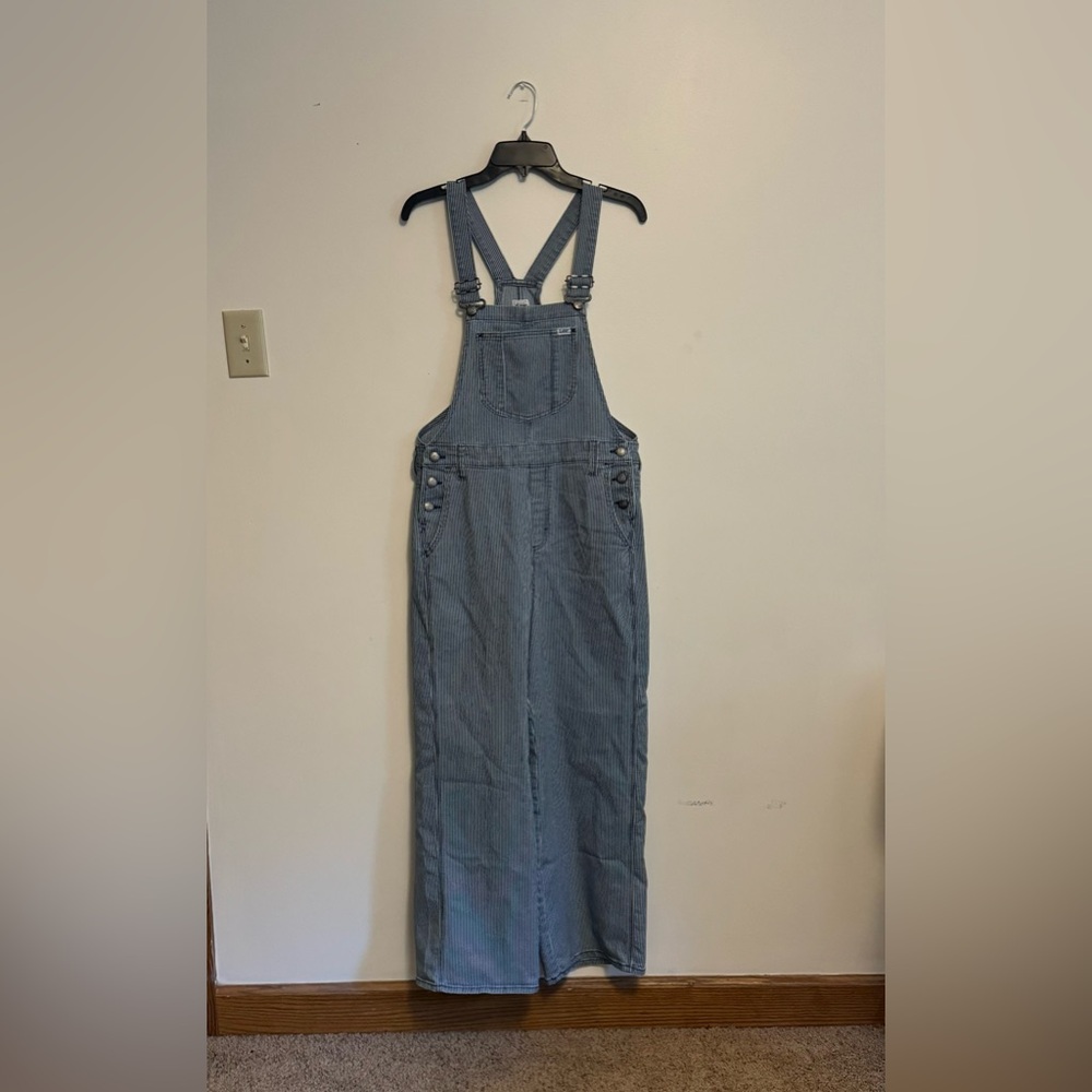 Lee Denim Overall Railroad Stripe Small